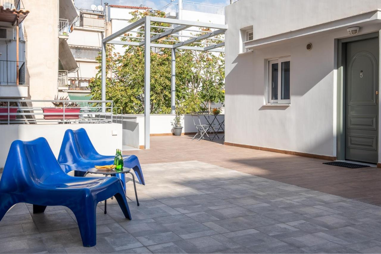 Central5 Boutique Apartments With Common Garden Next To Metro Atena Exterior foto